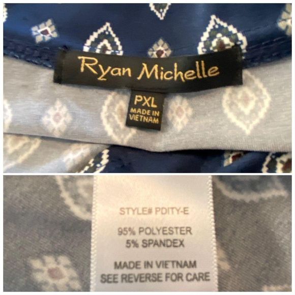 V Neck Dress Faux Wrap Midi - Picture 4 of 4